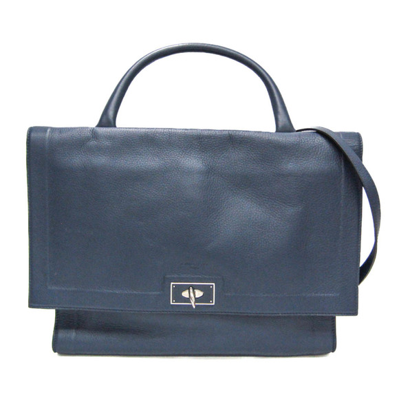 Givenchy Men's Leather Handbag,Shoulder Bag Navy - Picture 1 of 10